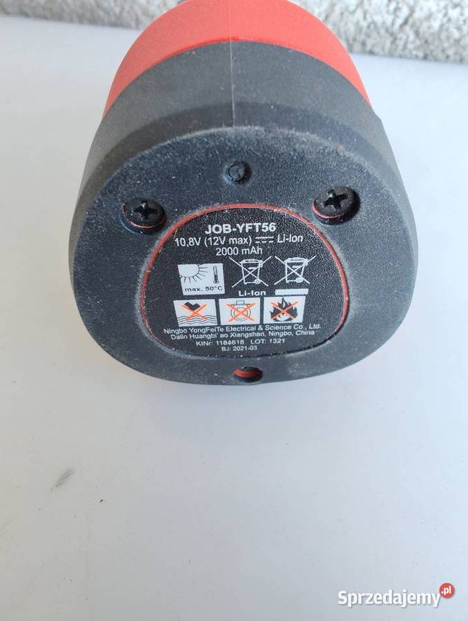 Akumulator Liion JOBYFT56 12V 200mA warmińsko-mazurskie sprzedam