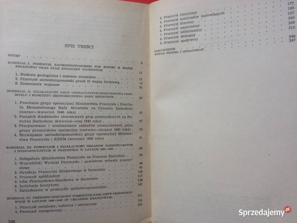 3273 Przemysł Na Pomorzu Zachodnim 19451949 sprzedam