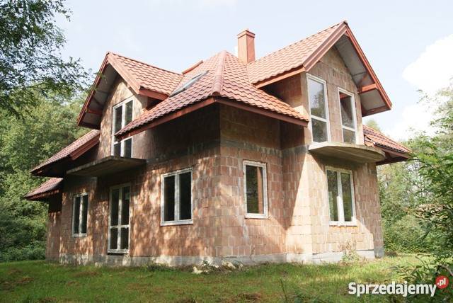 Dom stan surowy zamknięty 123 m2 cicha Nieruchomości Jodłówka-Wałki