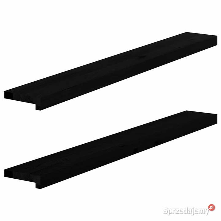 Parapety 2 ciemnobrązowy 120x15x2 lite drewno Warszawa