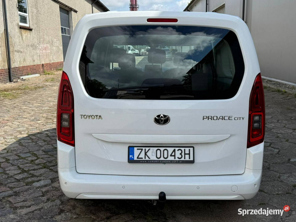 Toyota Proace City Verso Diesel LONG 5osobowy elektryczne lusterka zachodniopomorskie Koszalin