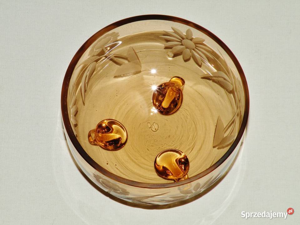 Czarka kryształowa ze szlifem ręcznym z lat 70ch Antyki, Sztuka, Kolekcje Bydgoszcz sprzedam