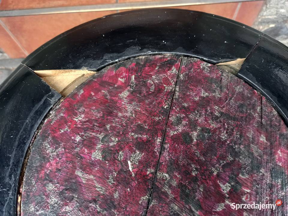 Stary uszkodzony taboret stołek obrotowy do wielkopolskie Rawicz