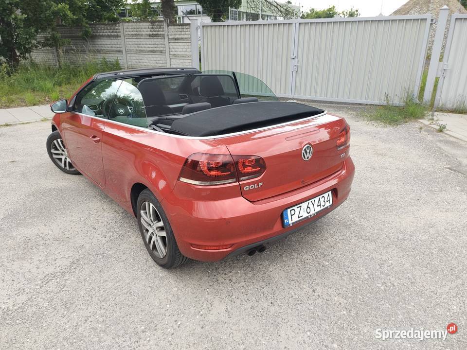 VW GOLF 6 CABRIO 160koni sprowadzony