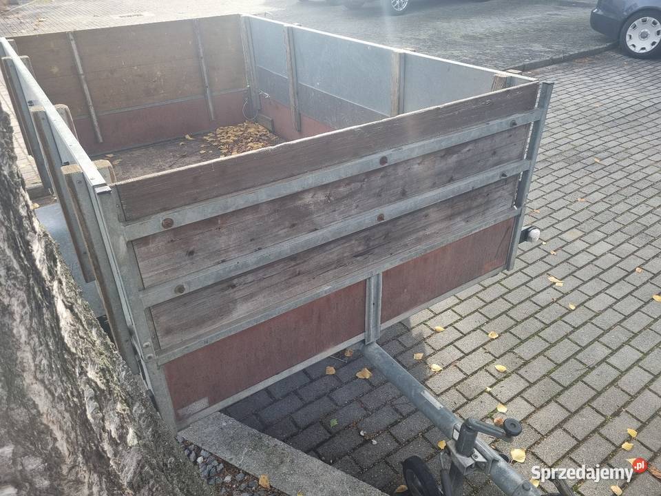 Przyczepa lekka SARIS 750 podwójne burty Michniów