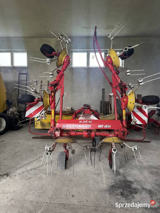 Przetrząsacz Pottinger HIT 610 N przewracarka Maszyny rolnicze Porosły-Kolonia