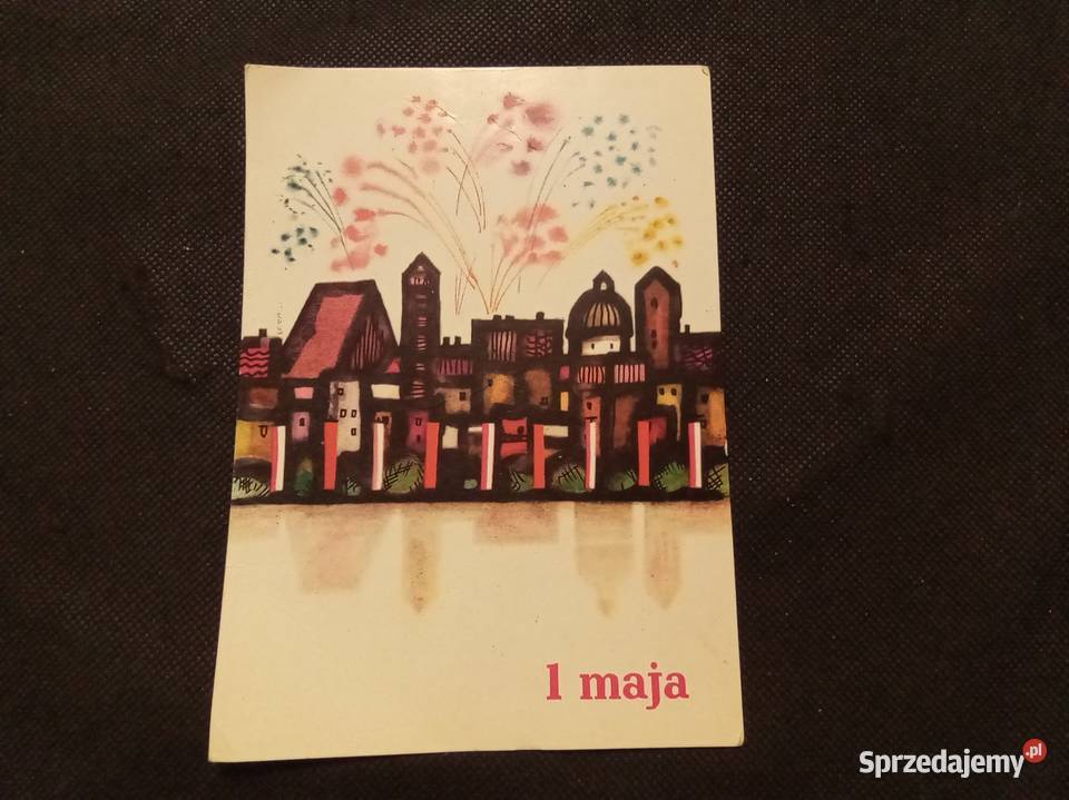 Jerzy Gorazdowski 1 maja Warszawa Pocztówka PRL