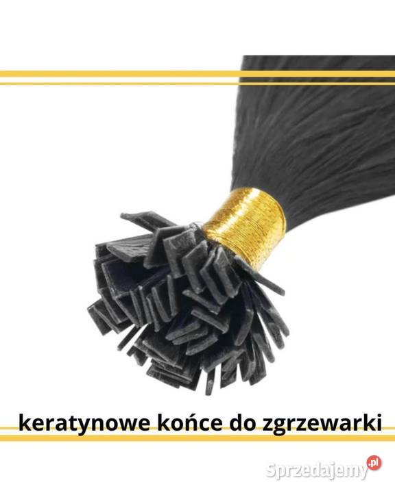 100 pasm 100 gram włosy naturalne do zgrzewarki śląskie
