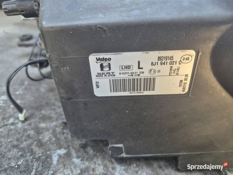 Lampa seat ibiza 4 6j 2010r osobowe Piekary Śląskie