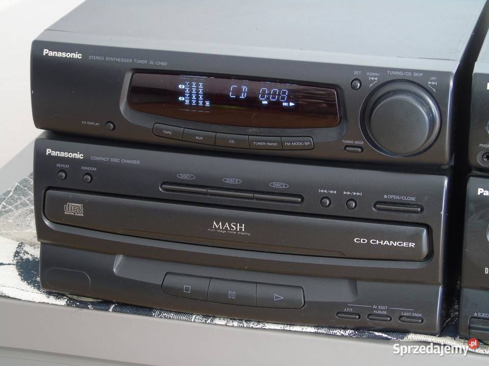 Wieża Panasonic radio CD AUX mocna 130 wat Jasło