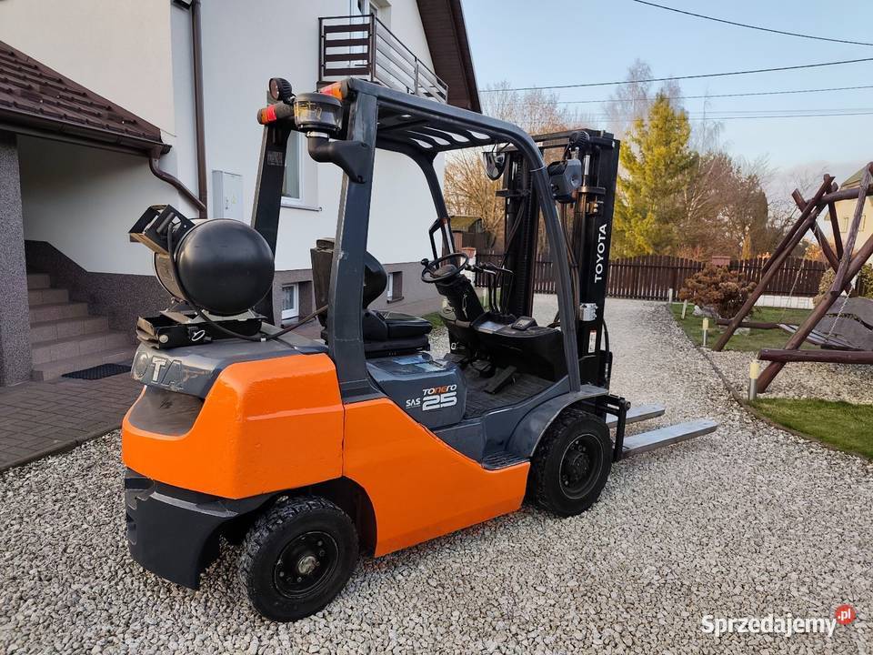 Wózek widłowy Toyota serii 8 25 to 8fgf25 widly Rzeczniów