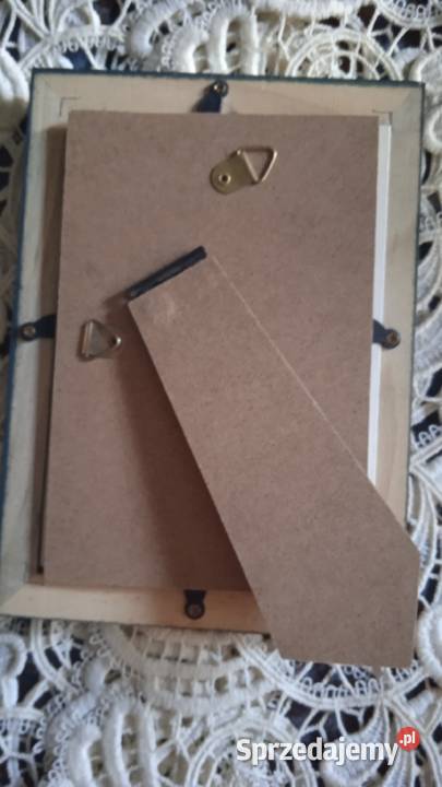 ZIELONA RAMKA DREWNIANA DO ZDJĘĆ POD SZKŁEM Piła