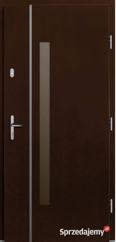DRZWI DREWNIANE KALIPSO 90P ORZECH NOWE Łask
