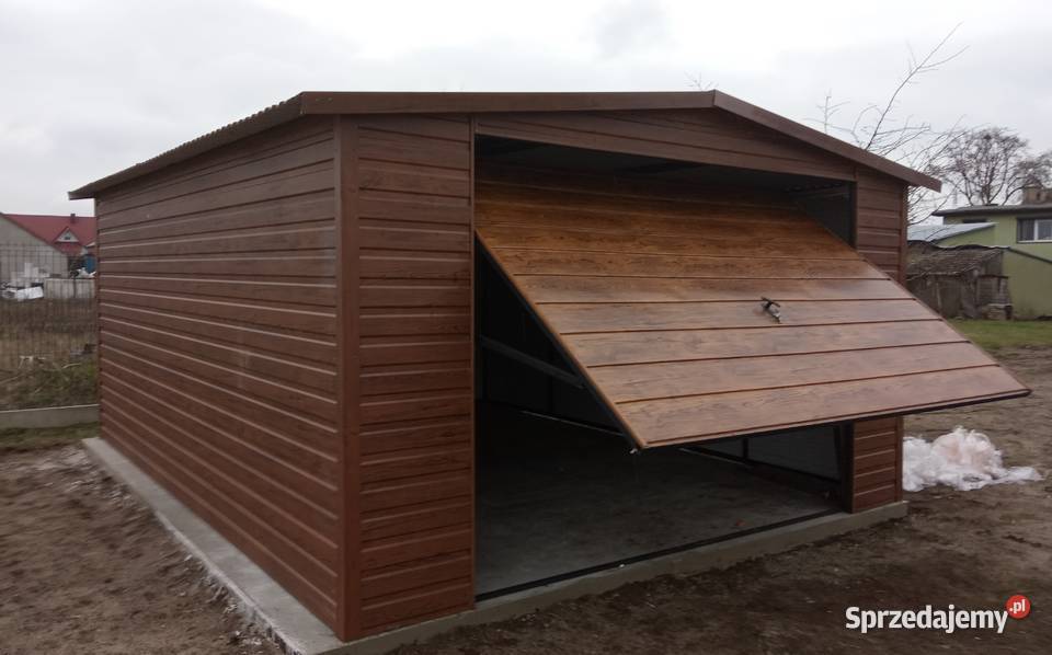 Garaż Blaszany Garaże Blaszane Drewnopodobne Stargard