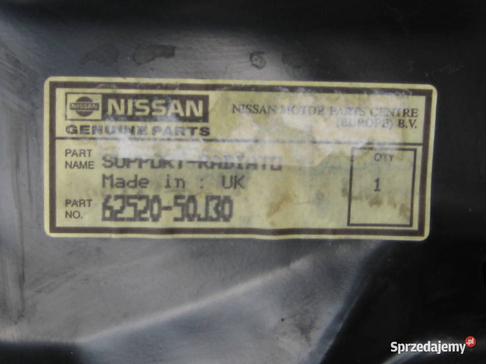Wspornik chłodnicy Nissan Kraków