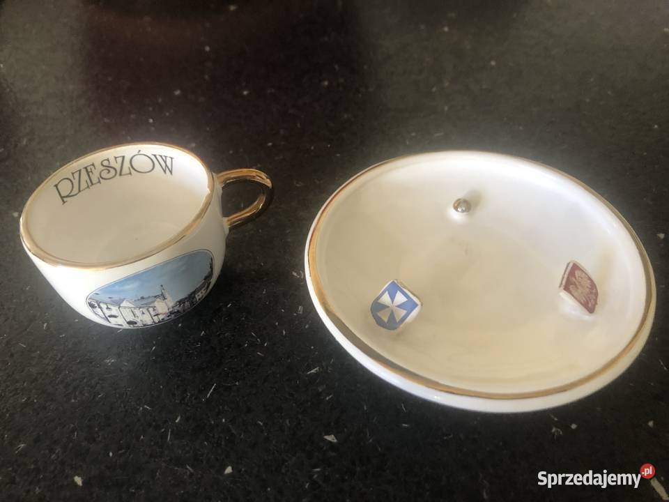Mini filiżanka z motywem Rzeszowa mazowieckie Ciepielów