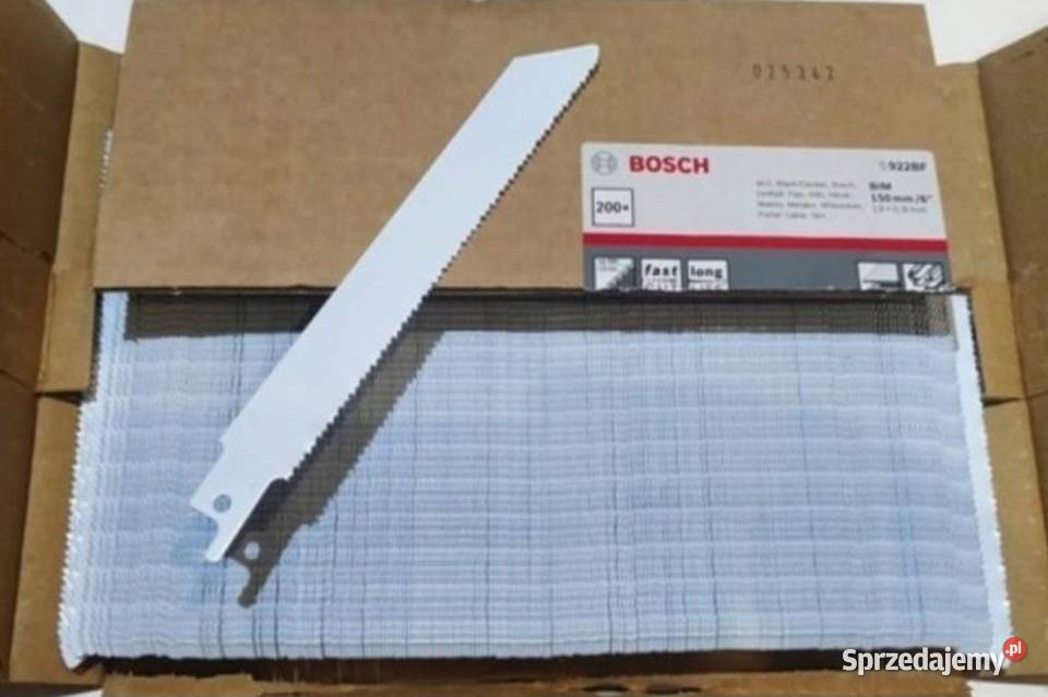 Brzeszczoty Bosch do piły szablastej Jawor sprzedam