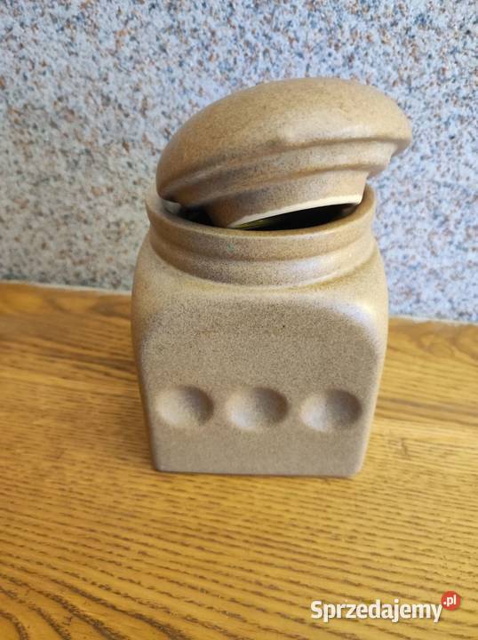 Bolesławiec PRL Wolanin kamionkowy pojemnik Kielce