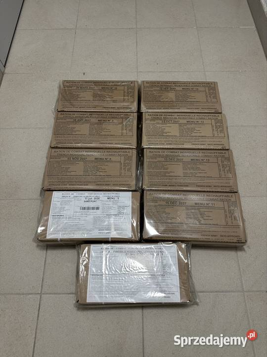 12 francuskich racji żywnościowych 3600kcal Wrocław