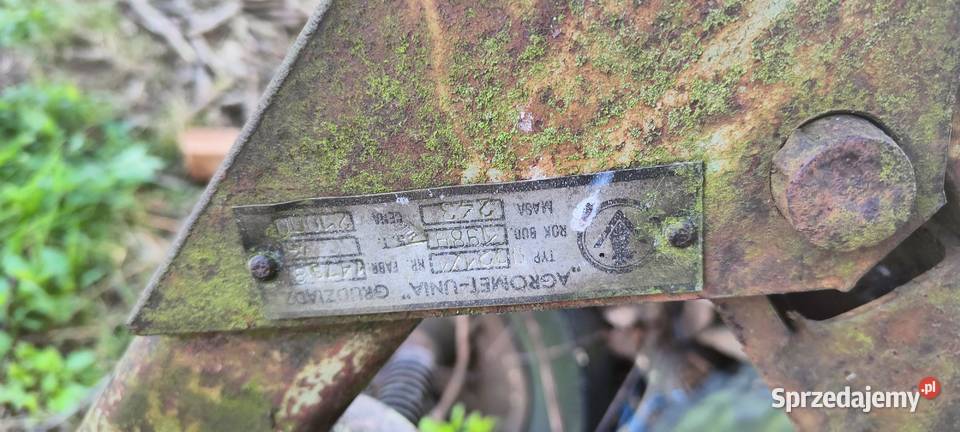 Pług dwuskibowy nieuszkodzony Mława