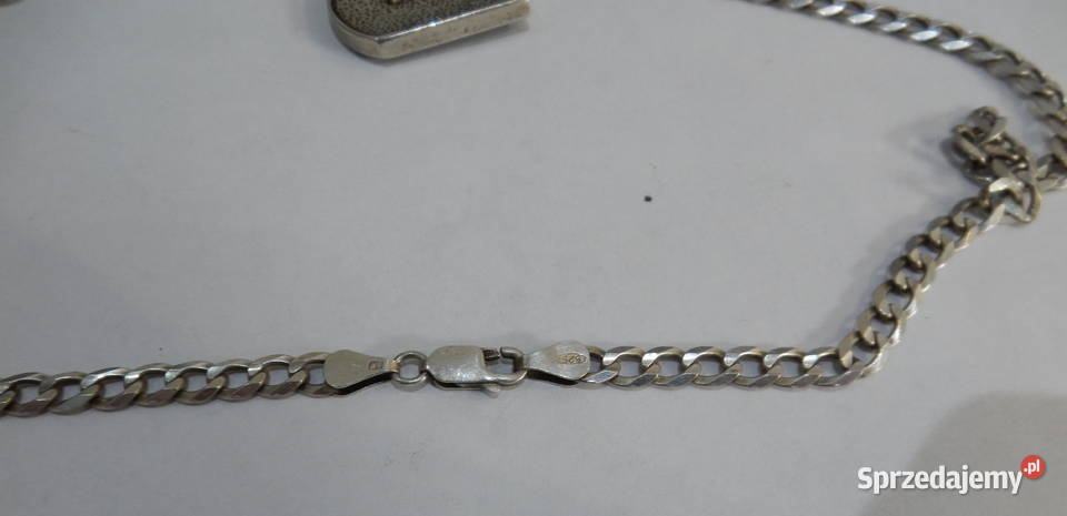 Piękny Srebrny Łańcuszek z Zawieszka srebro Leżajsk sprzedam