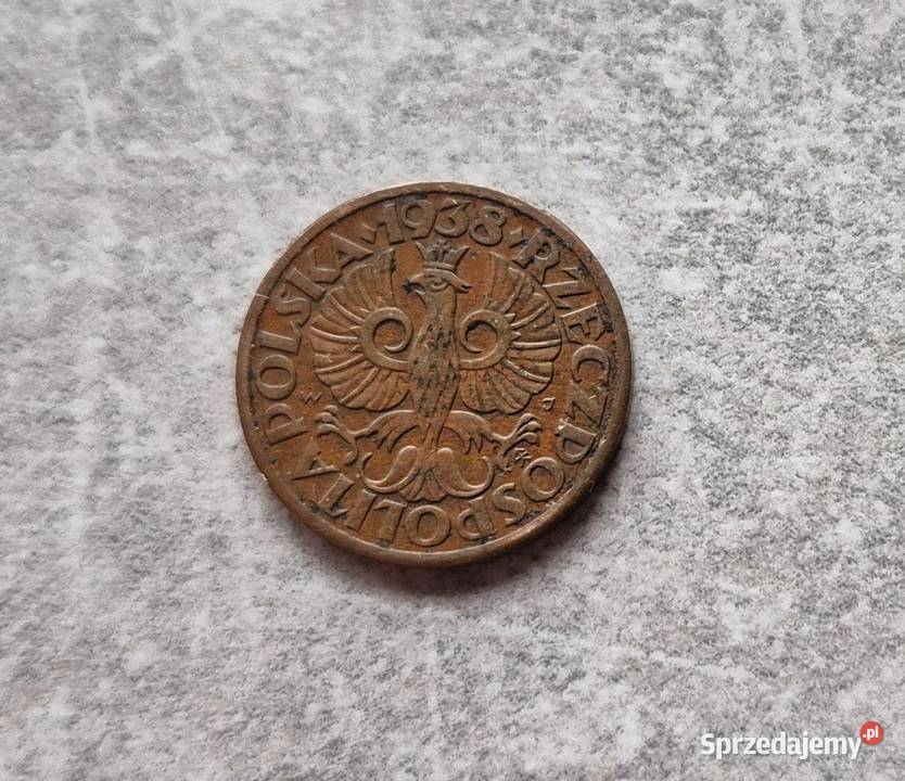 415 POLSKA II RP 1 Grosz 1938 r Wola Kruszyńska sprzedam
