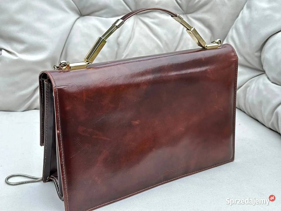 Pierre Cardin Vintage Styl Art Deco Stan Idealny brązowy/beżowy Warszawa sprzedam