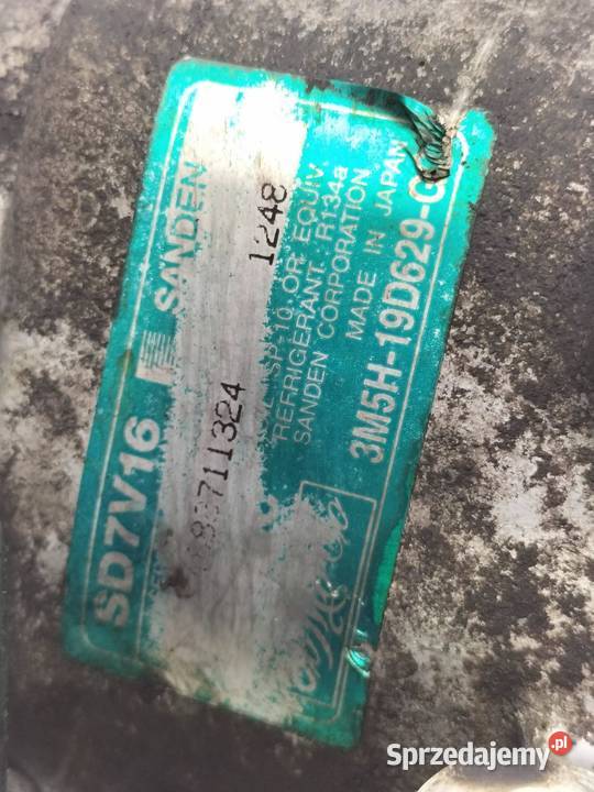 SPRĘŻARKA KLIMATYZACJI 3M5H19D629 16 TDCI Ford Kompresory klimatyzacji sprzedam