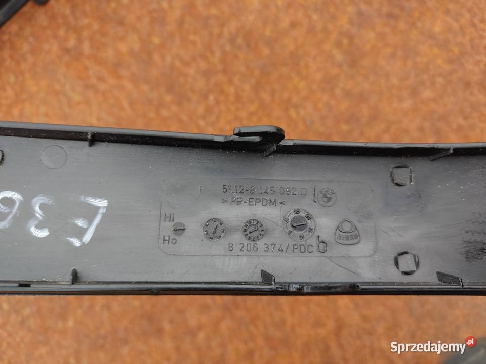 Bmw e36 compakt pdc listwy zderzaka tylnego Aleksandrów Łódzki
