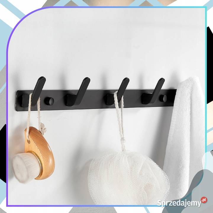 Wieszak Haczyki Czarny Loft Drezdenko sprzedam