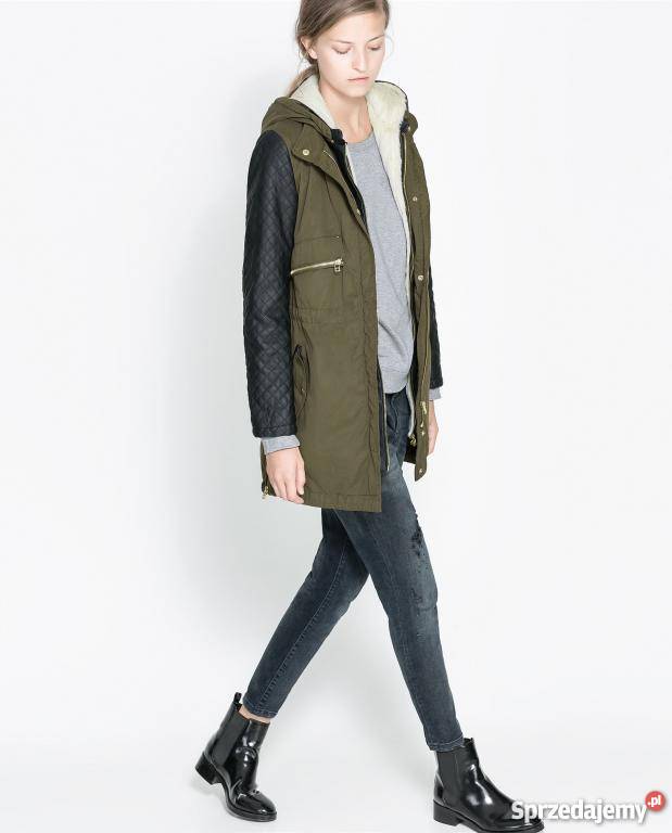 parka zara khaki L Tarnów