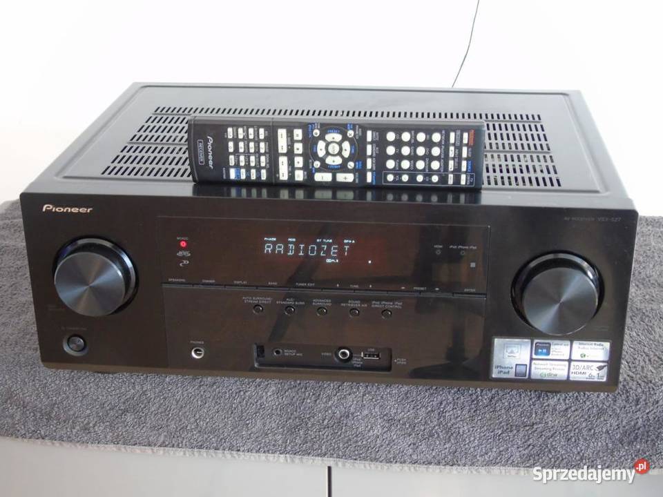 Amplituner Pioneer VSX527 RDS USB HDMi pilot Jasło