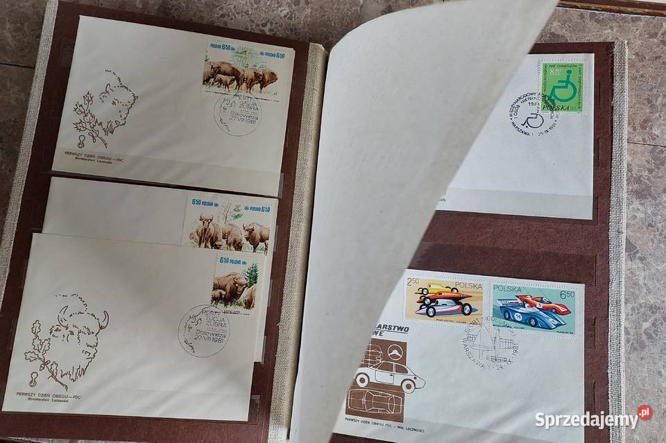 65 koperty znaczki całostki FDC polskie pierwszy Tczew