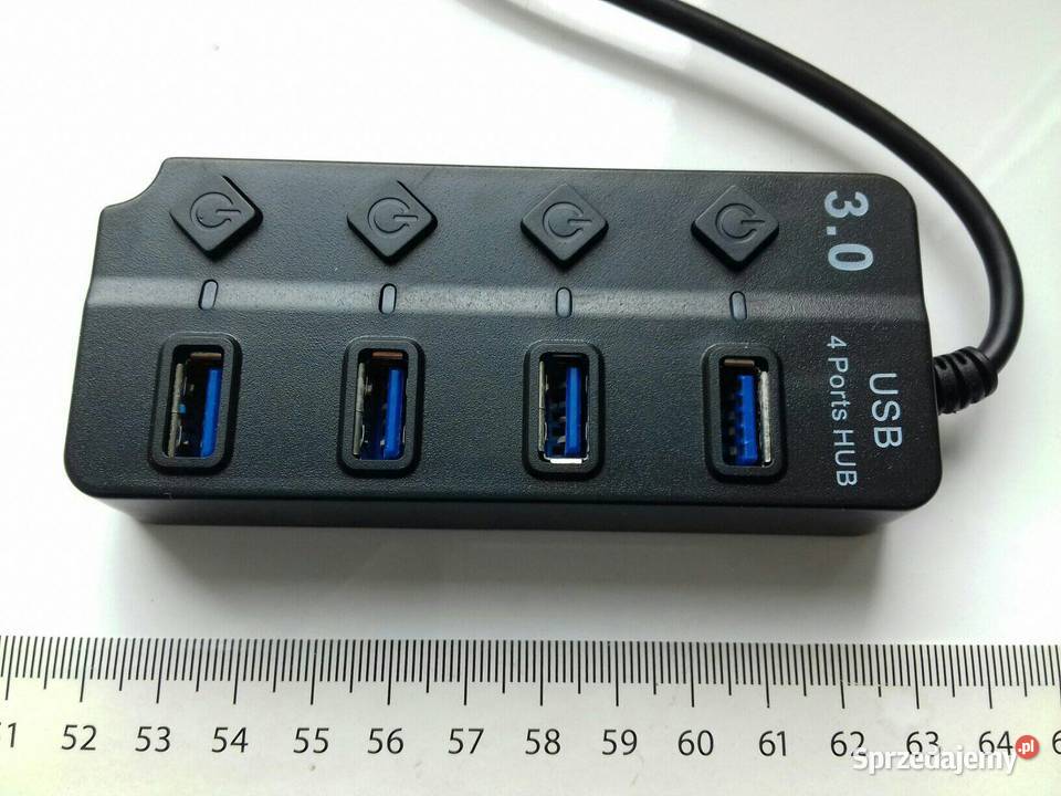 Hub USB 30 z przełącznikami rozdzielacz USB 20 kable, taśmy, przedłużacze Bydgoszcz