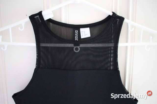 czarny top hm xs 34 siatka siateczka bluzka czarny Toruń