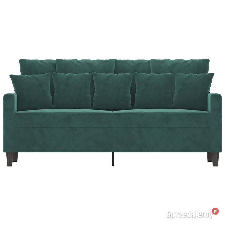 Sofa 2osobowa ciemnozielona 140 tapicerowana Sofy i kanapy mazowieckie Warszawa