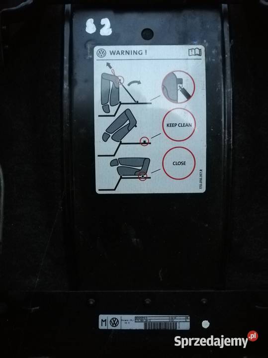 fotele folkswagen van isofix składane osobowe dolnośląskie Jelenia Góra