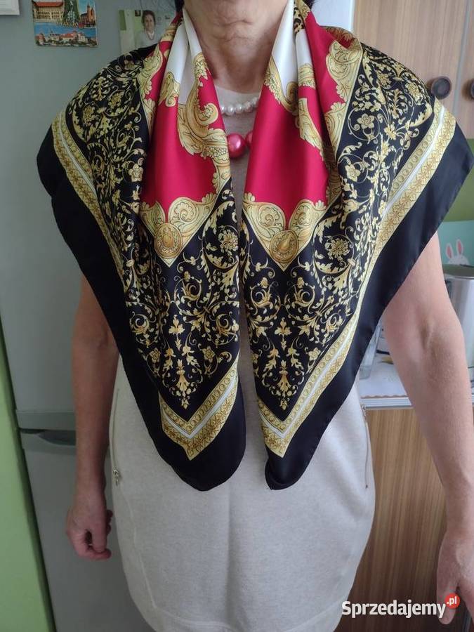 Włoska ekskluzywna apaszka biznesowaVintage NOWA Kraków