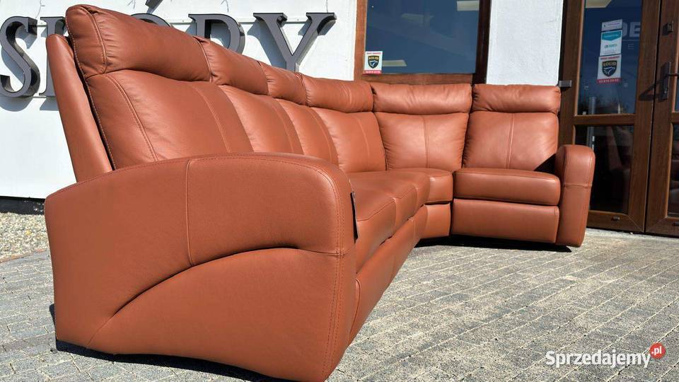 Narożnik 296x184 SKÓRA NATURALNA 100 gruba