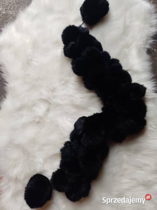 Futrzany szal futerko z Londynu Etola futro Kraków