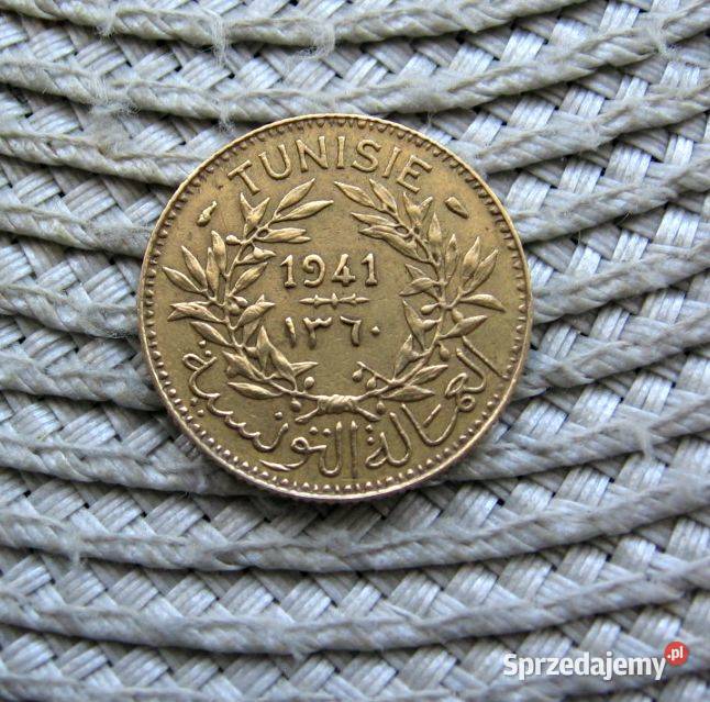 Tunezja Bon Pour 1 Frank 1941r Kalisz
