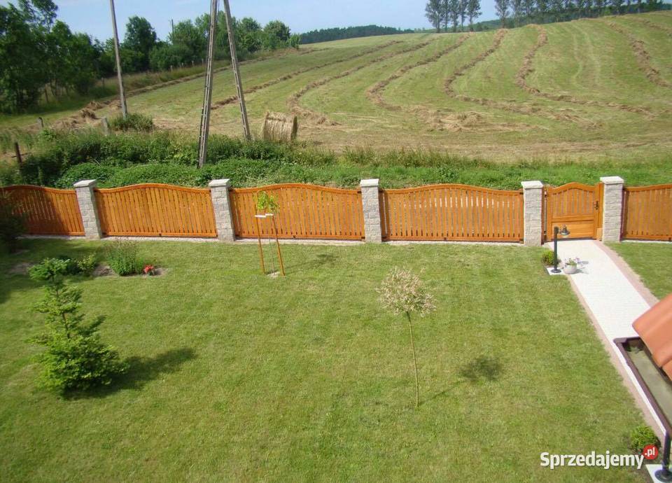 Przęsło drewniane model P1 ogrodzenie Stanpor Ogrodzenia i bramy