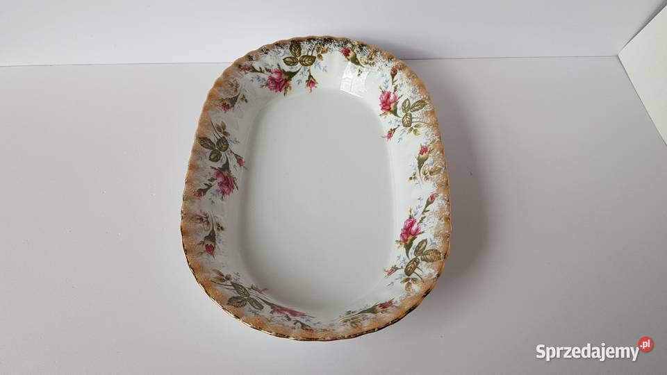 Porcelanowy półmisek salaterka owalna Iwona Dąbrowa Górnicza