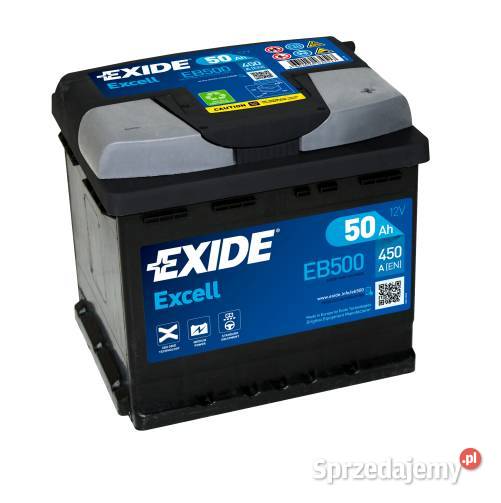 Akumulator Exide Excell 50Ah 450A EN PRAWY PLUS Warszawa