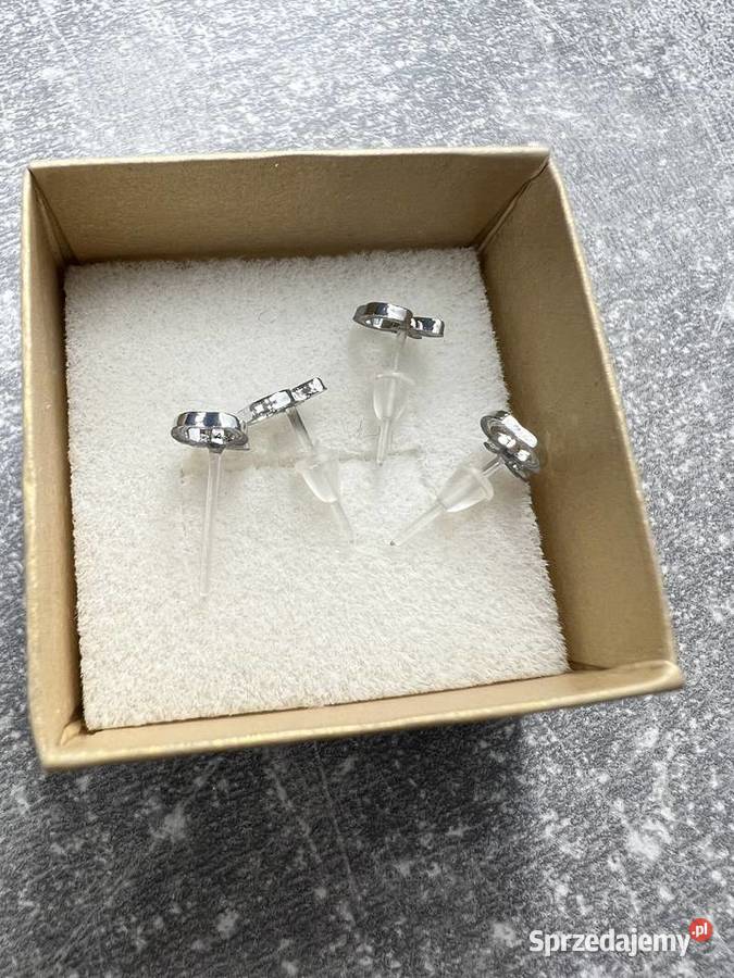 Kolczyki srebrne jabłka jabłko Jasło