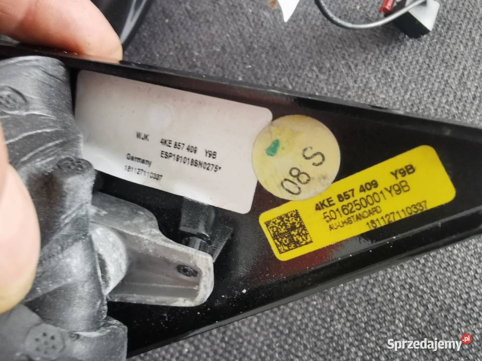 AUDI ETRON LUSTERKO LEWE KAMERA 4KE857409 Y9B Pielgrzymka