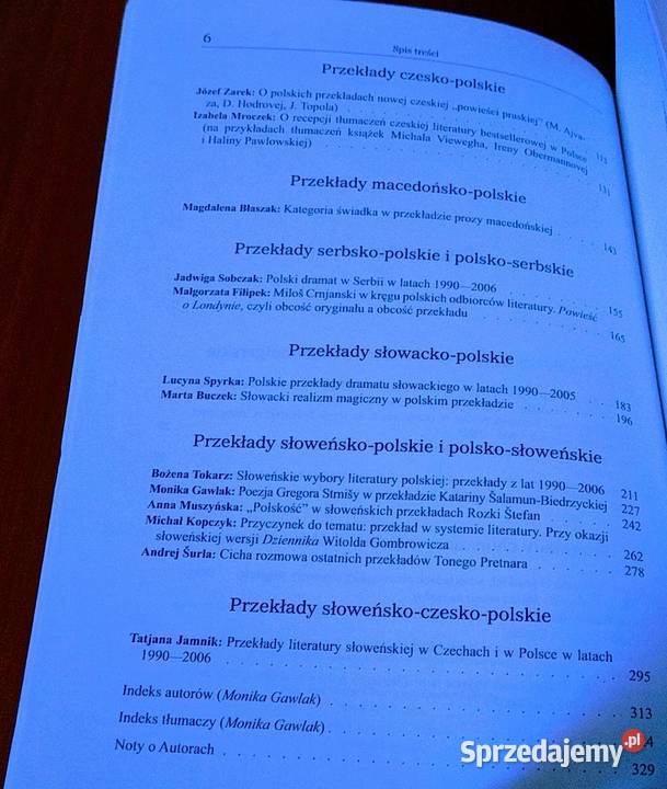 Przekłady Literatur Słowiańskich Wybory Gdańsk