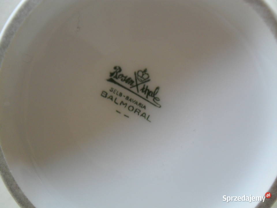 Przedwojenny Imbryk Rosenthal Balmoral Selb Porcelana i szkło śląskie Katowice