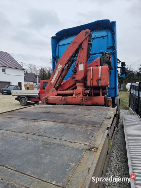 Sprzedam SCANIA 114L Platforma z HDS FASSI 140 diesel Brzyków