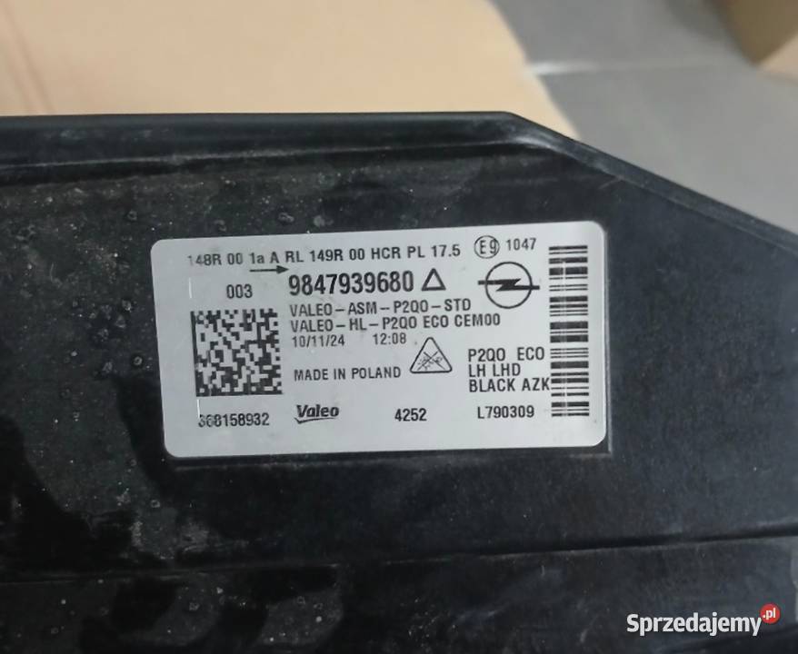 OPEL MOKKA II B REFLEKTOR LAMPA FULL LED LEWA Drezdenko